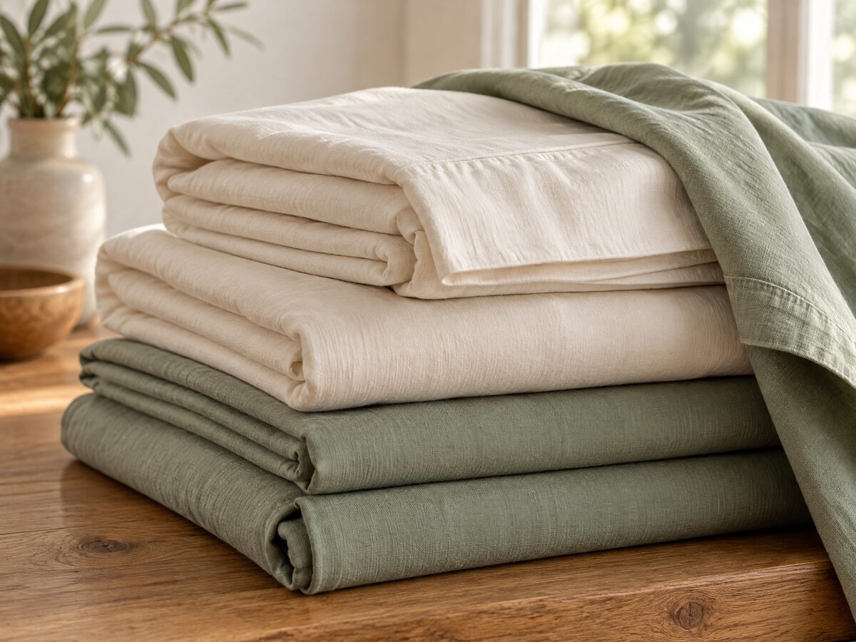 One Bed 100% long-staple cotton sheet set, OEKO-TEX certified